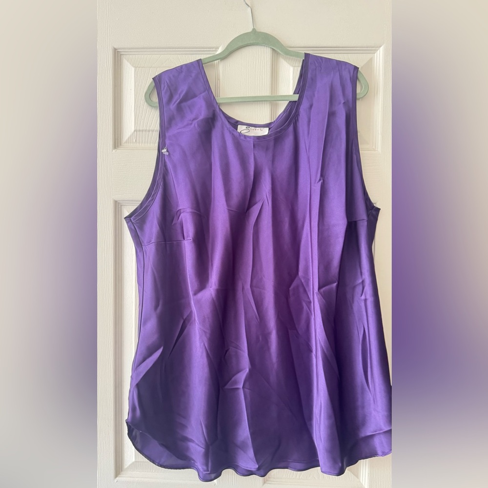 Silkwear Women's Vibrant Purple Blouse